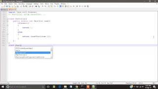 Java Programming Code to find Factorial using Recursion