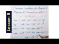 How to write Cursive Lesson 8 Connecting letters d a to z Cursive writing