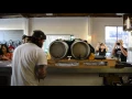 Sean Doolittle Taps a Cask at Fieldwork Brewing
