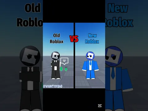 Old Roblox vs New Roblox 💀 #roblox #2danimation