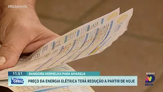 Conta de luz fica mais barata com mudança da bandeira vermelha para amarela