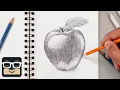 How to Draw a Realistic Apple Step by Step Sketch Tutorial