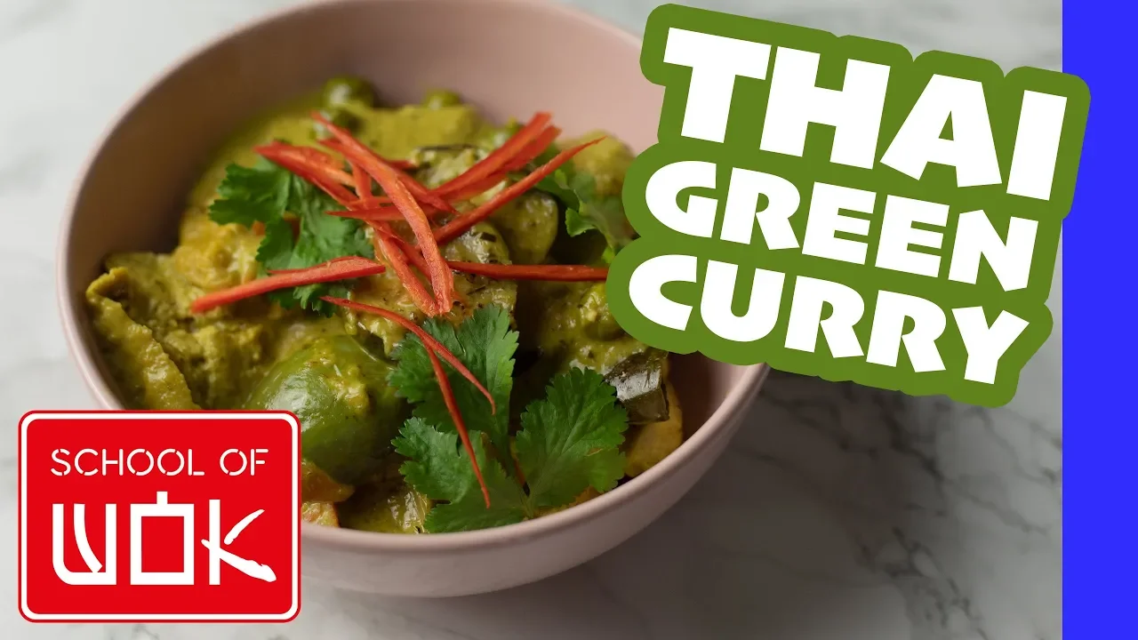 Thai Green Curry with Chicken | Easy Green Curry Recipe. 