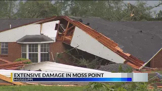 Extensive Damage in Moss Point MS