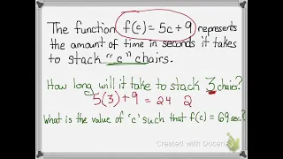 Function Notation in Context