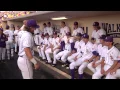 LSU Baseball pre-game dugout chant