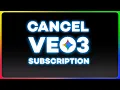 How to Cancel Google VEO 3 Free Trial Before You Get Charged!