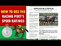 How To Use The Racing Post s Speed Ratings