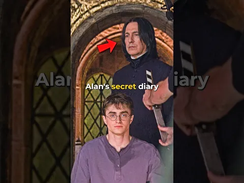 Alan Rickman’s Diary Revealed Harry Potter Secrets?! 👀 #AlanRickman #HarryPotter