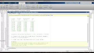 MATLAB 8 Example 2 using char and num2str functions