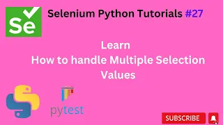 27 Multiple Select Values Python Selenium