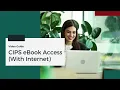 How to access CIPS eBook online