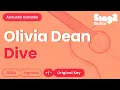 Download Lagu Olivia Dean - Dive (Acoustic Karaoke)