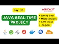 Java Real-Time Project Session - 01 ashokit