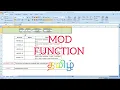How to use MOD function in excel to find remainder - Tamil