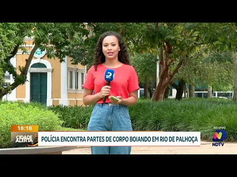 Polícia encontra partes de corpo boiando em rio de Palhoça