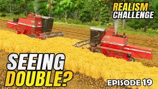 THE BEST COMBINE IS TWO COMBINES? - Realism Challenge | Episode 19