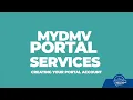 How to create an account in MyDMV Portal