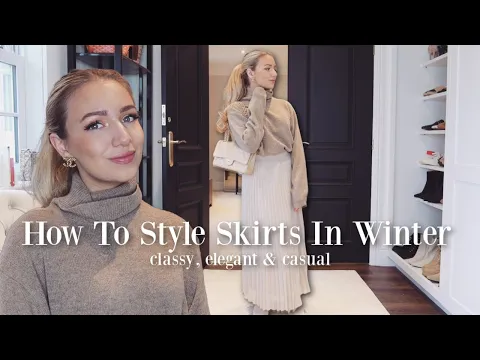 Download MP3 How To Wear Skirts In Winter *without freezing!* / Outfit Ideas 2022
