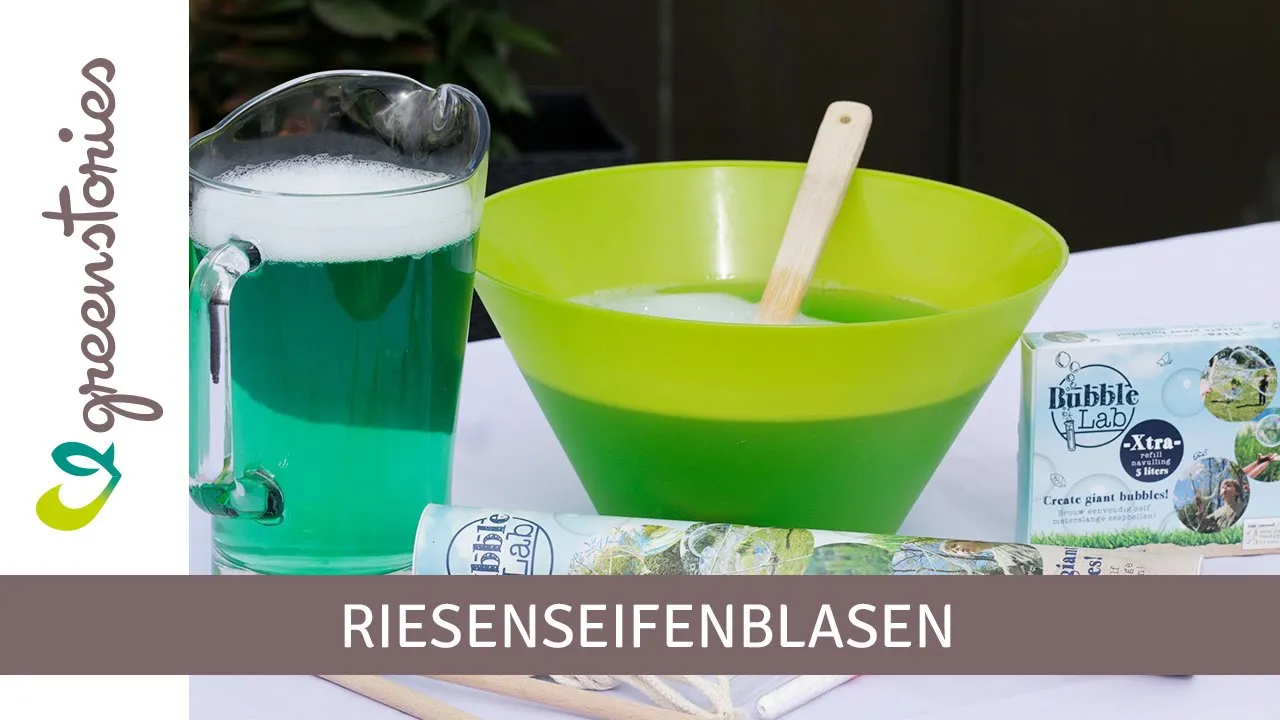 Seifenblasen schnell & einfach selber machen – DIY Seifenblasenwasser selbst herstellen / Anleitung. 