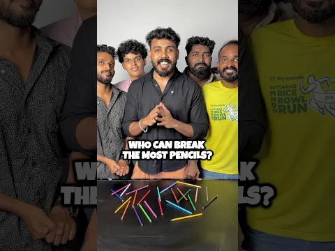 Who can Break the most pencils challenge | PsychoAliyanz #psychoaliyanz #challenge #shorts #funny