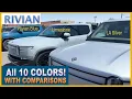 ALL The RIVIAN COLORS Compared Rivian Dad