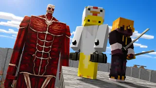 Enfrentamos a los TITANES MÁS OP de ATTACK on Titan☠️