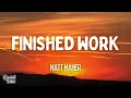 Matt Maher - Finished Work (Lyrics)
