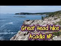 Hiking Great Head Trail 4K Epic Ocean Views in Acadia National Park Cruising America