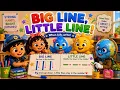 Big Line Little Line Handwriting Song for Kids Preschool Kindergarten Learning
