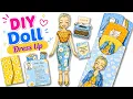 DIY Daisy Bloom Doll Dress Up Cute Paper Doll