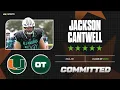 BREAKING 5-Star OT Jackson Cantwell Commits To Miami