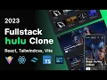 Build and deploy Full Stack Hulu clone using React Js Vite Tailwind Css TMDB Vercel 2023