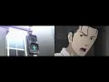 Steins;Gate 0 Ep 8 and Steins;Gate ep 22 side by side comparison