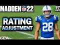 Madden 22 - HB Jonathan Taylor 97 OVR Realistic Rating Adjustment Indianapolis Colts