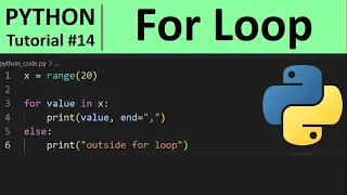 Python Tutorial - For Loop in Python Programming