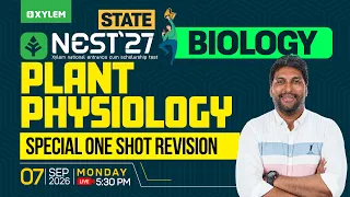 NEST State | Biology | Plant Physiology | Special One-shot Revision | Xylem SSLC
