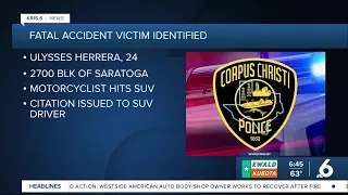 24-year-old motorcyclist dies in Sunday evening wreck