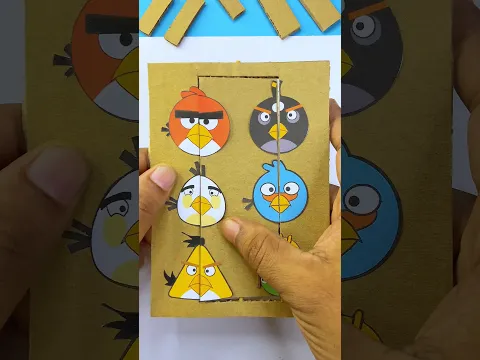 Angry Birds Character’s Real Face Correction Challenge#angrybirds #shorts