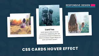 CSS Responsive Card Hover Effects Html CSS