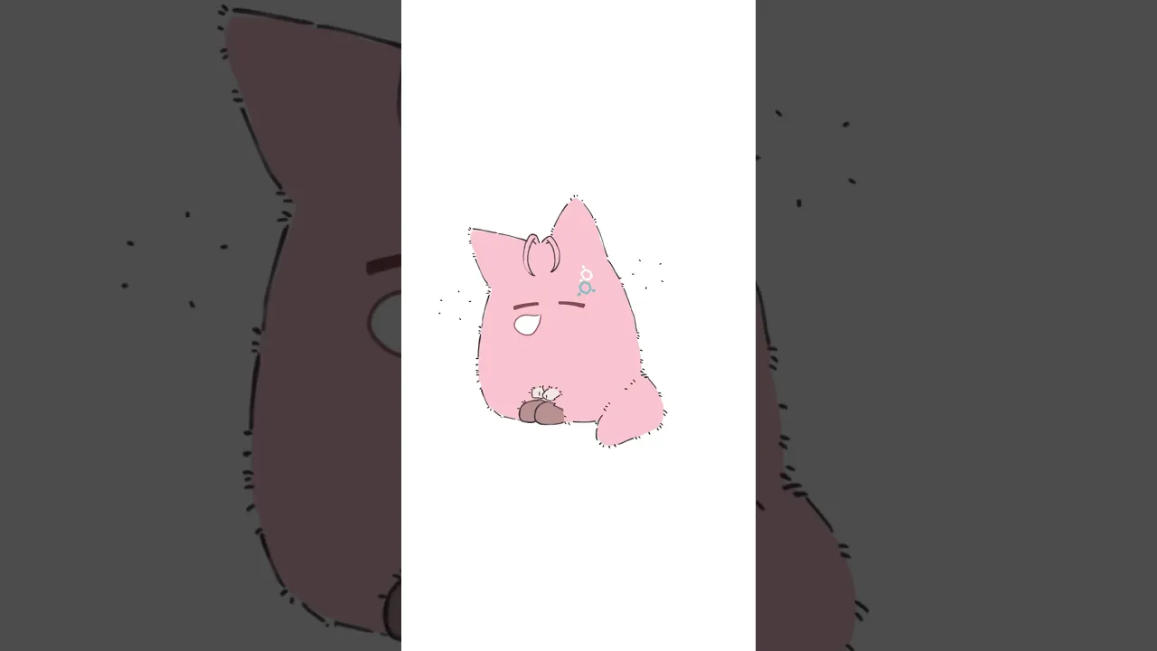 かわいいもふもふなコヨーテ「もふこよ」がうたた寝した結果 #shorts #anime #ホロライブ #hololive #博衣こより