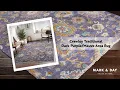 Crawley Traditional Dark Area Rug