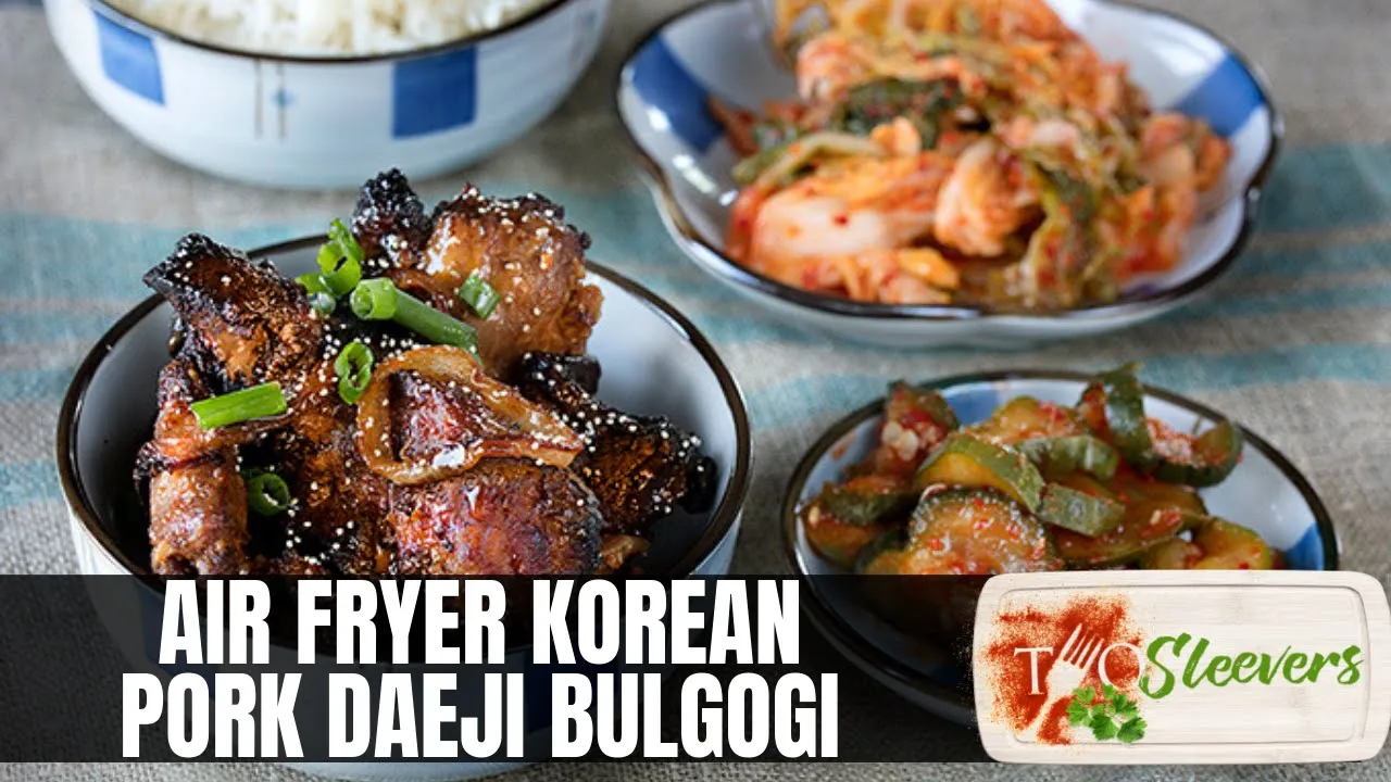 Air Fryer Korean Pork Daeji Bulgogi Recipe