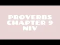 Proverbs 9 NIV Read by a Black Woman Spoken Word Style Bible Noir
