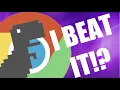 I ACTUALLY BEAT THE GAME Chrome T-Rex Game