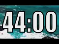 44 minute timer with Calm and Soft Music and sea in the background