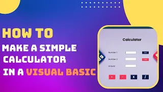 How to Make Simple Calculator in a Visual Basic VB Net 2023