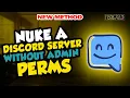 how to Nuke a Discord Server Without Admin Perms 2026