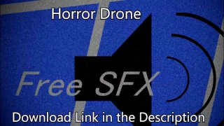 horror drone free sound effect