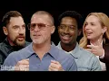 Download Lagu Brad Pitt \u0026 Javier Bardem on Driving 180mph \u0026 Training with Lewis Hamilton w/ 'F1' Cast